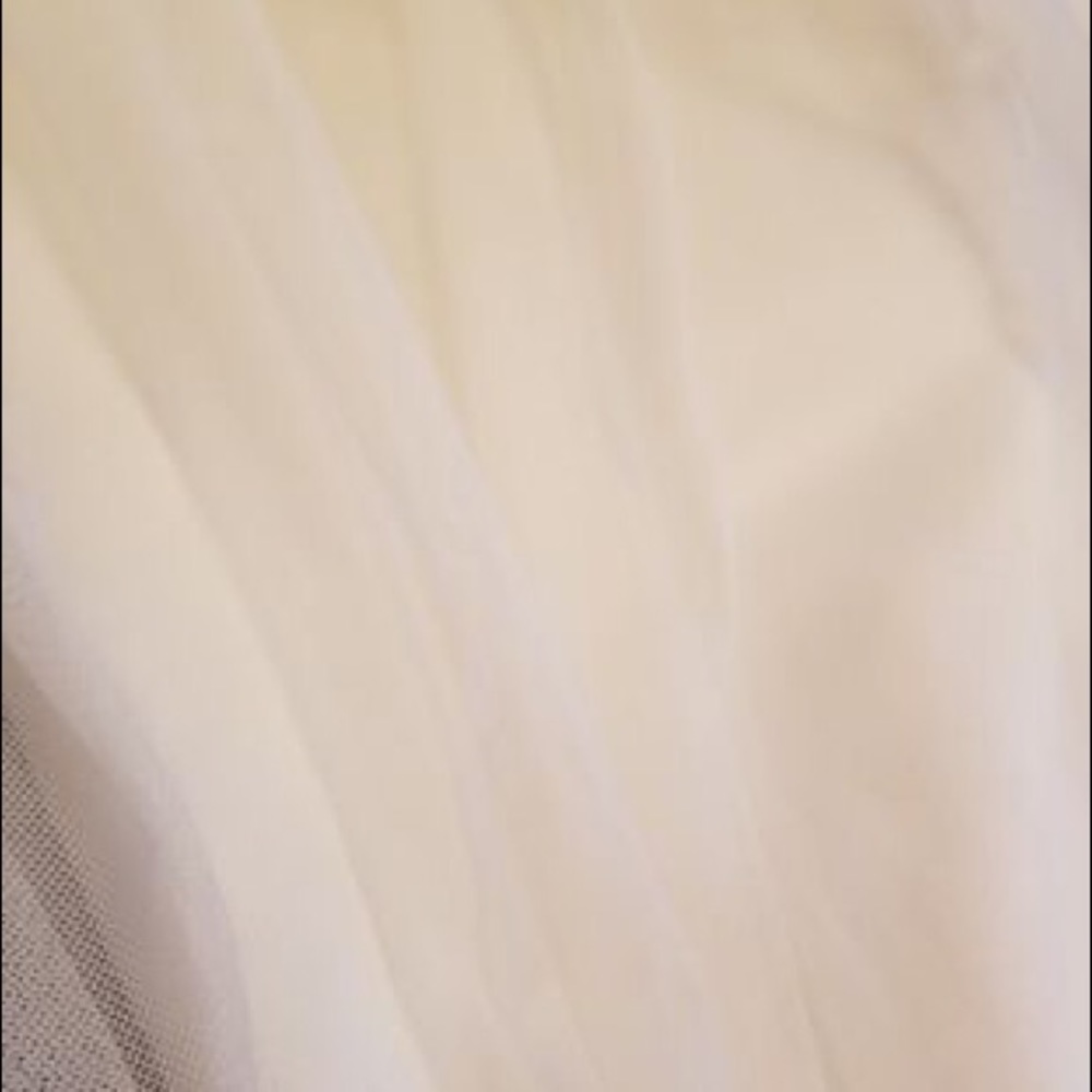 David’s Bridal A-line Tulle Wedding Gown with Beaded Sash - Picture 11 of 12